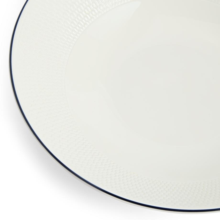 GIO Pasta Bowl Blue Line details