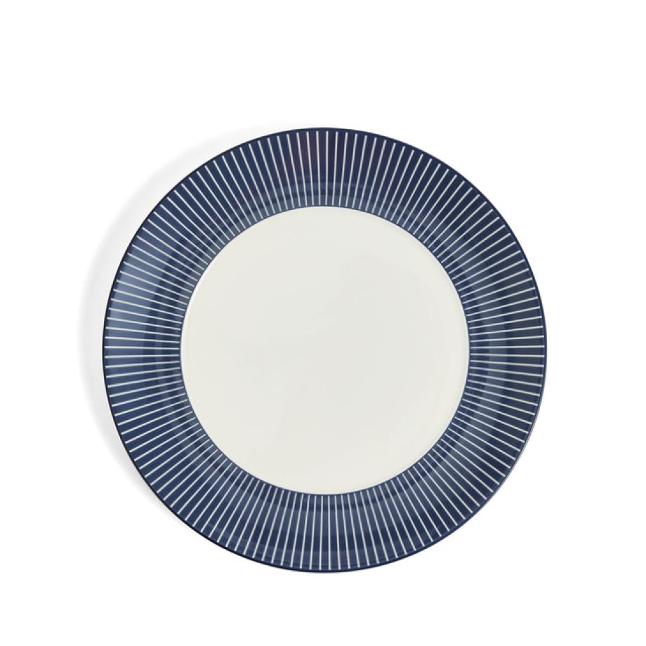 GIO Plate 23cm Pinstripe Blue
