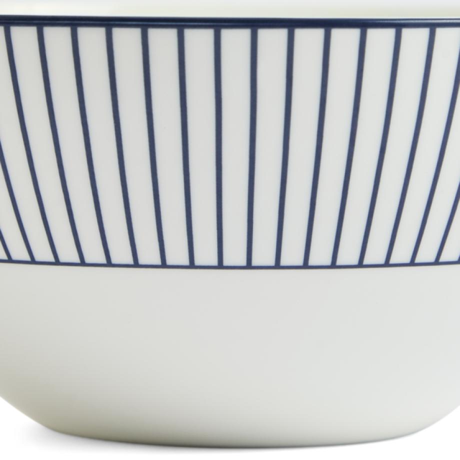 GIO Cereal Bowl Pinstripe White details 2