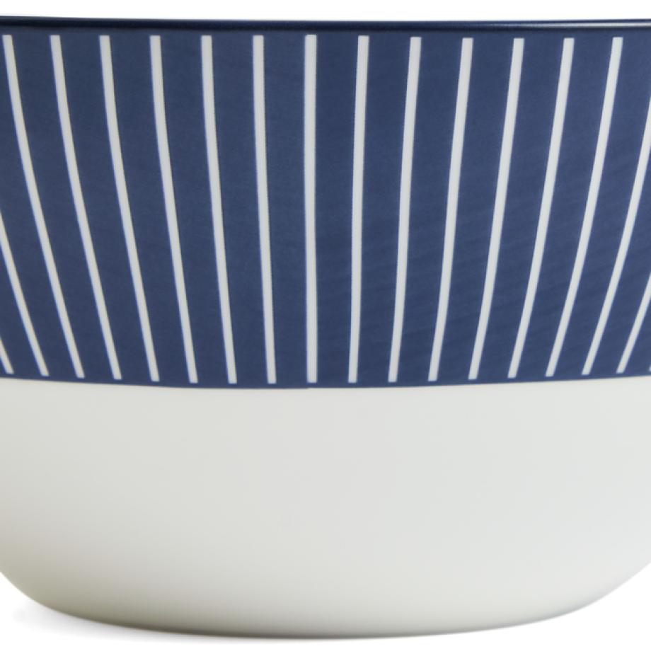 GIO Cereal Bowl Pinstripe Blue details 2