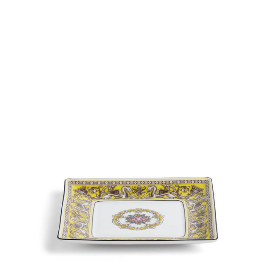 Florentine Citron Square Tray