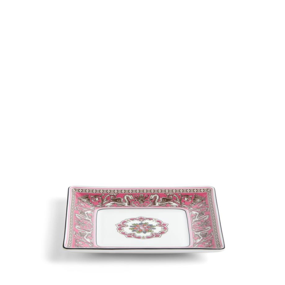 Florentine Fuchsia Square Tray