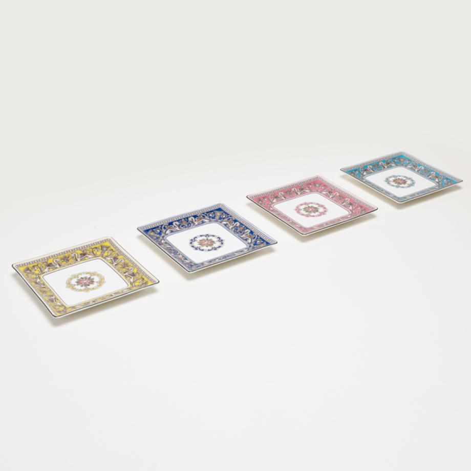 Florentine Turquoise Square Tray group