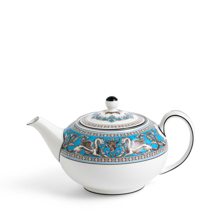 Florentine Turquoise Teapot