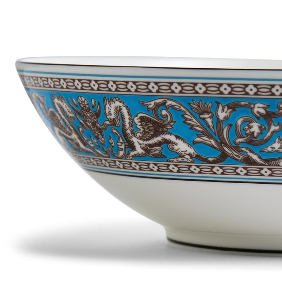 Florentine Turquoise Cereal Bowl