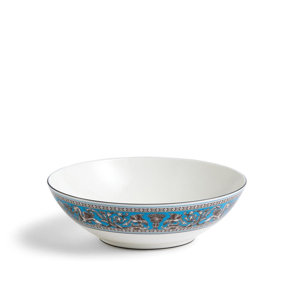 Florentine Turquoise Cereal Bowl