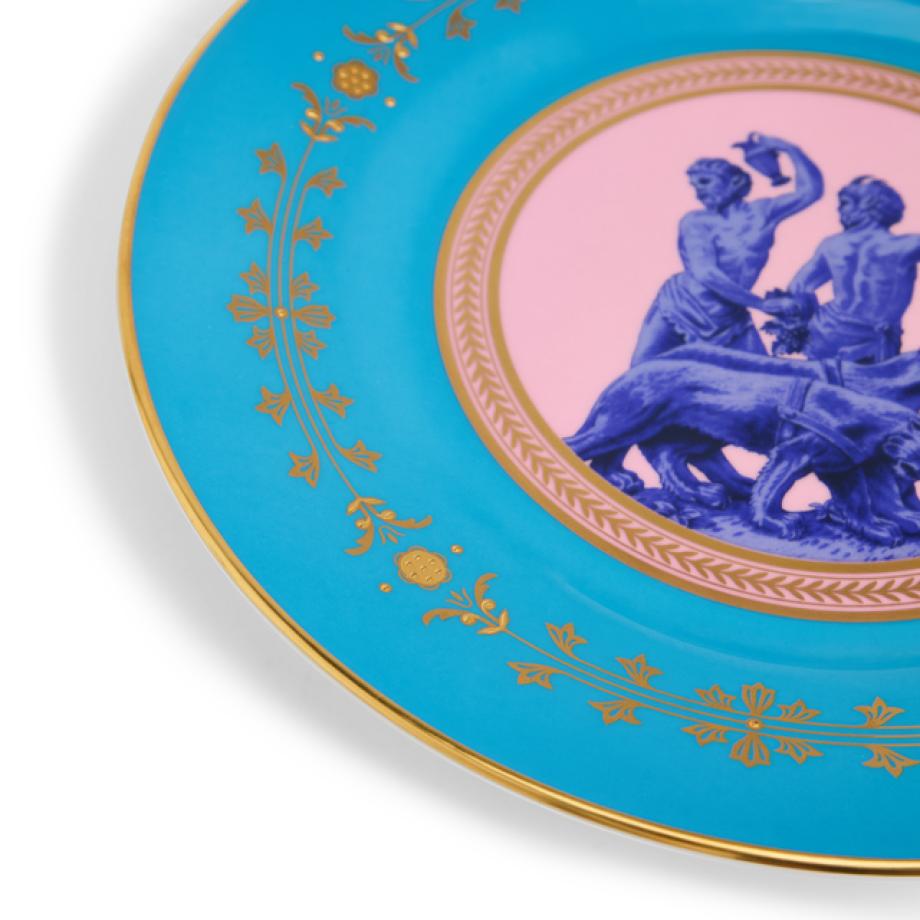 Bacchus Plate 21cm Turquoise