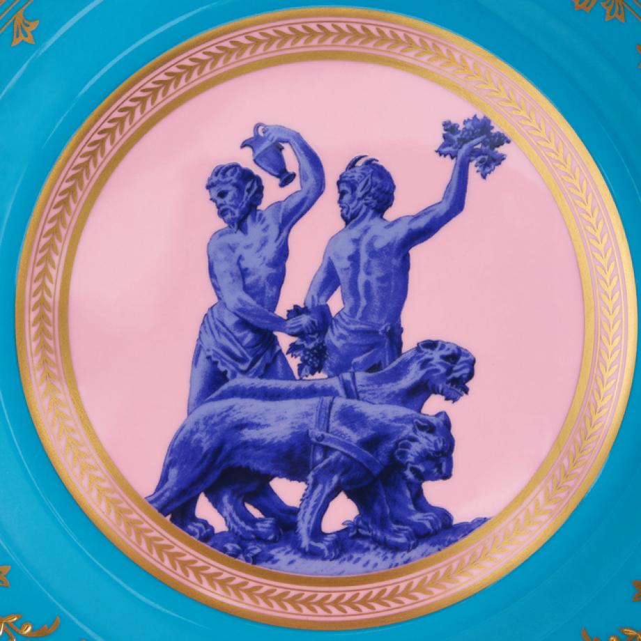Bacchus Plate 21cm Turquoise
