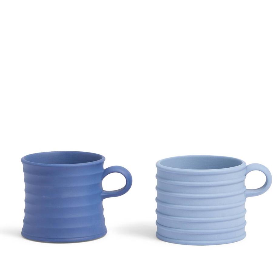 JW Anderson Mug Pair Saxon/ Wedgwood Blue