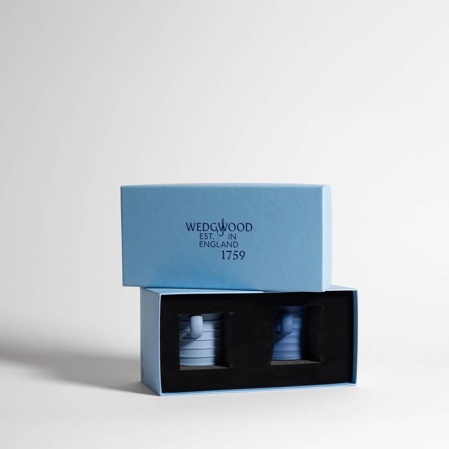 JW Anderson Mug Pair Saxon/ Wedgwood Blue