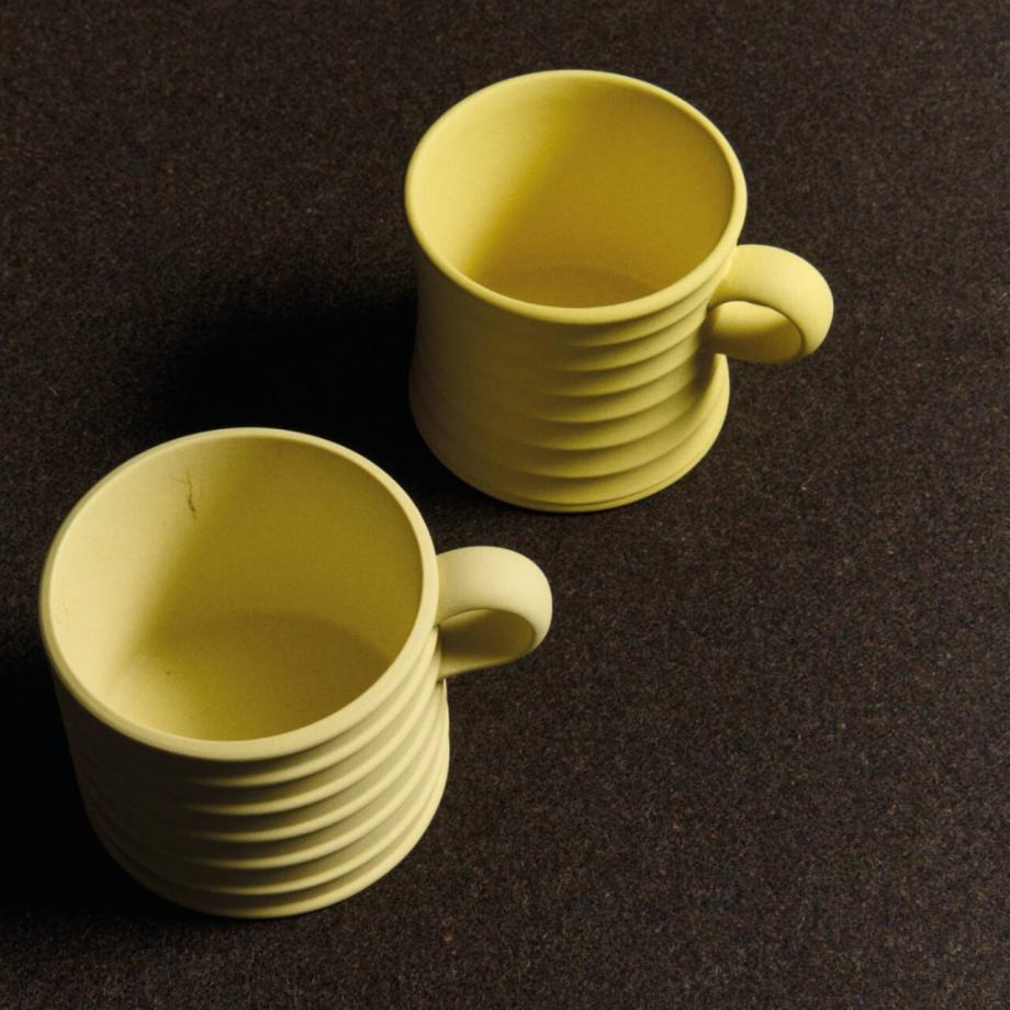 JW Anderson Mug Pair Canary/ Mimosa