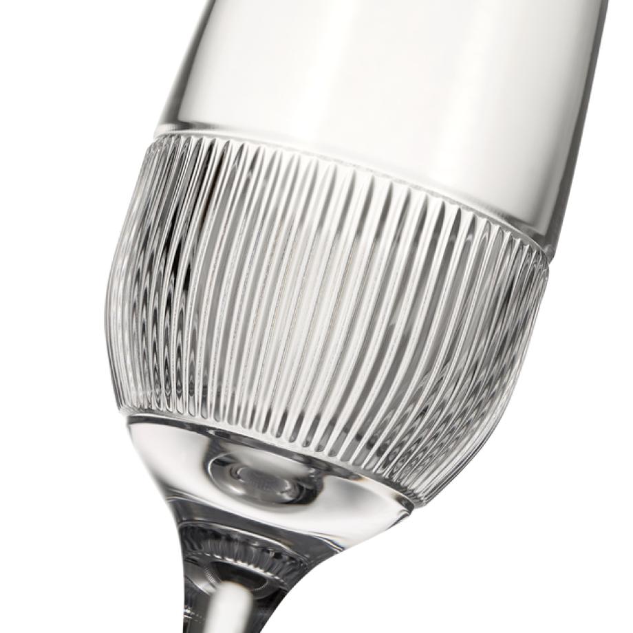 Colonnade Flute Glass Pair