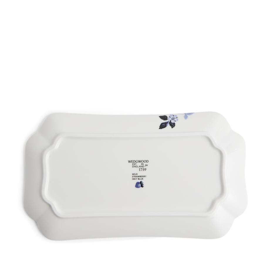Wild Strawberry Inky Blue Rectangular Dish 25cm