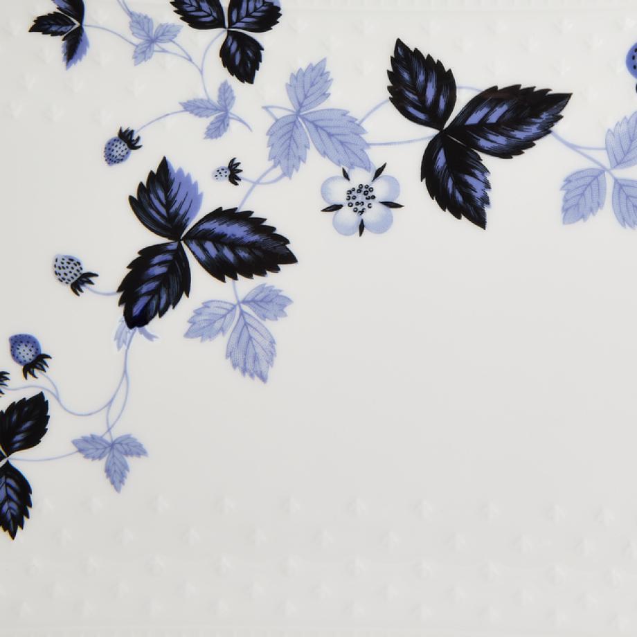 Wild Strawberry Inky Blue Rectangular Dish 25cm