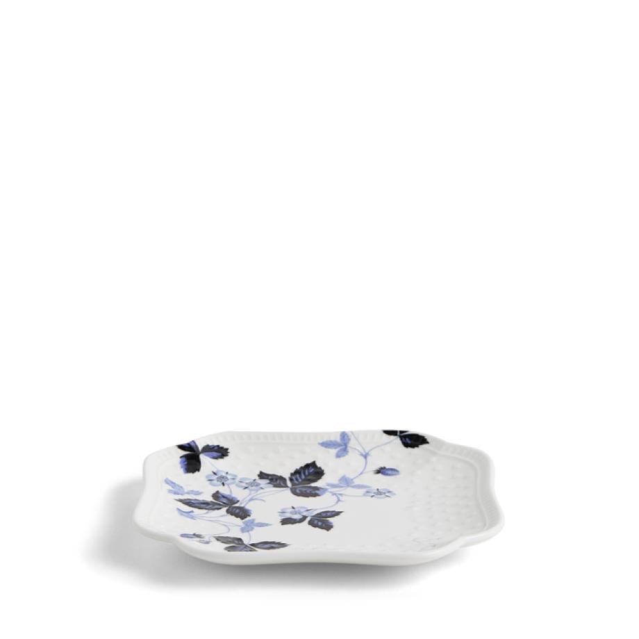 Wild Strawberry Inky Blue Small Dish 14cm