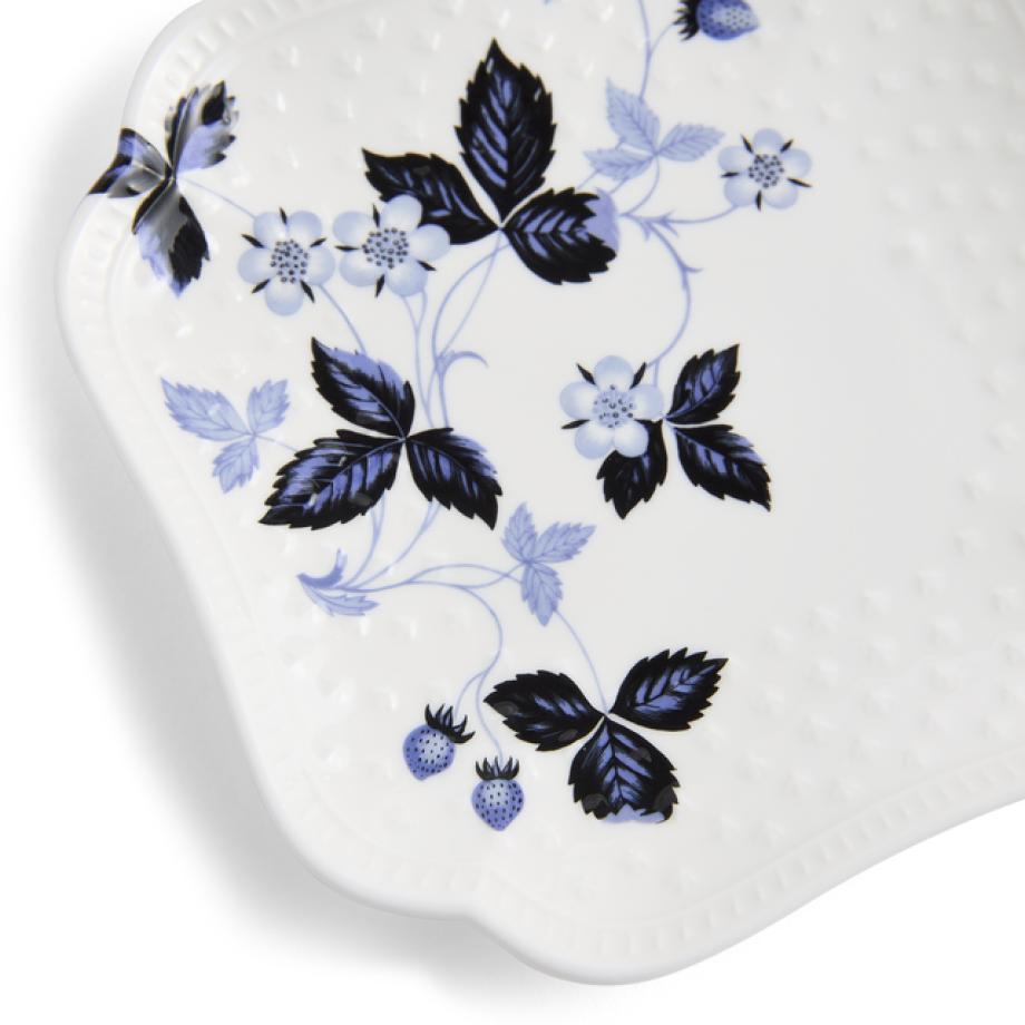 Wild Strawberry Inky Blue Small Dish 14cm