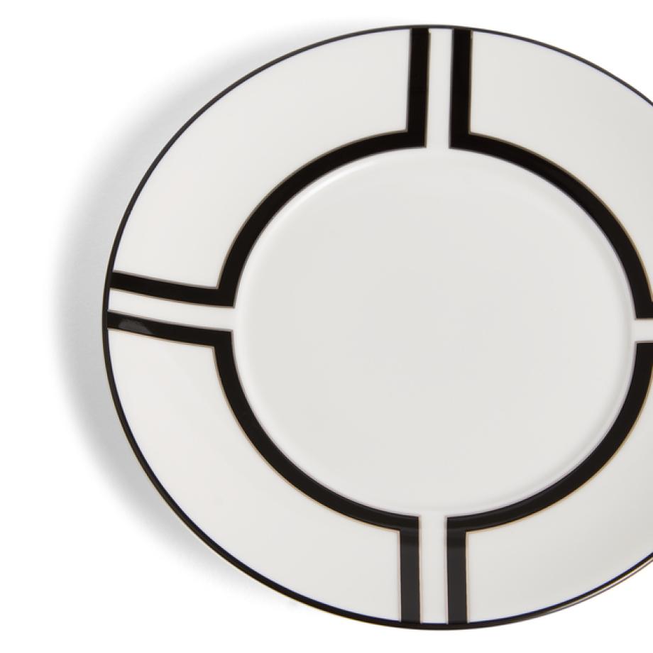 Vera Wang Luxe Graphite Teacup Saucer 235ml V1