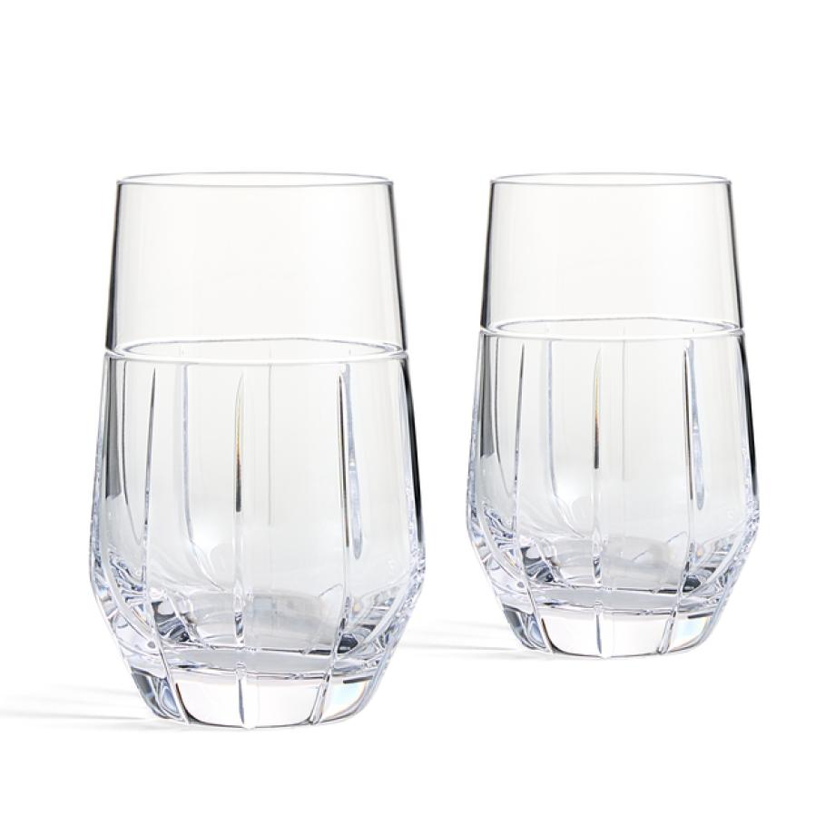 Vera Wang Luxe Graphite Highball Pair