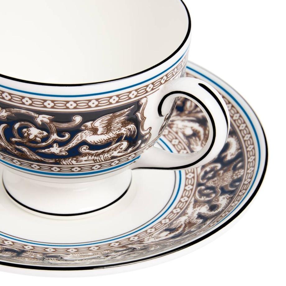 Florentine Navy Teacup Saucer 200ml