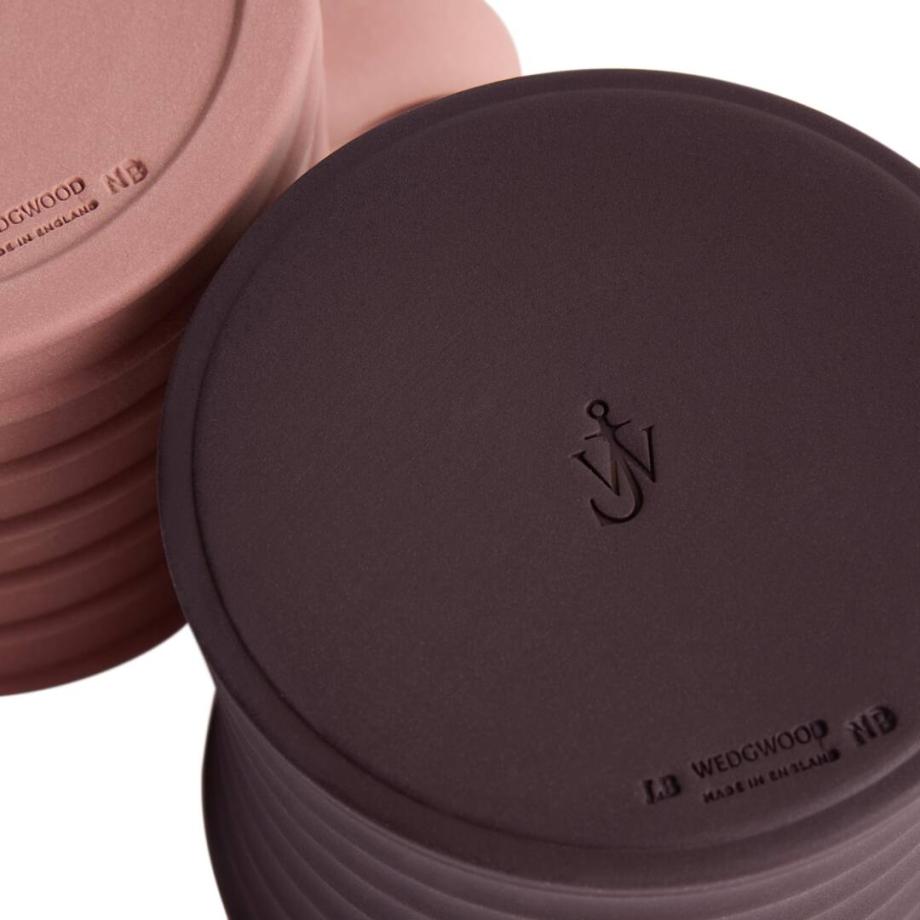 JW Anderson Mug Pair Dark Brown/ Terracotta