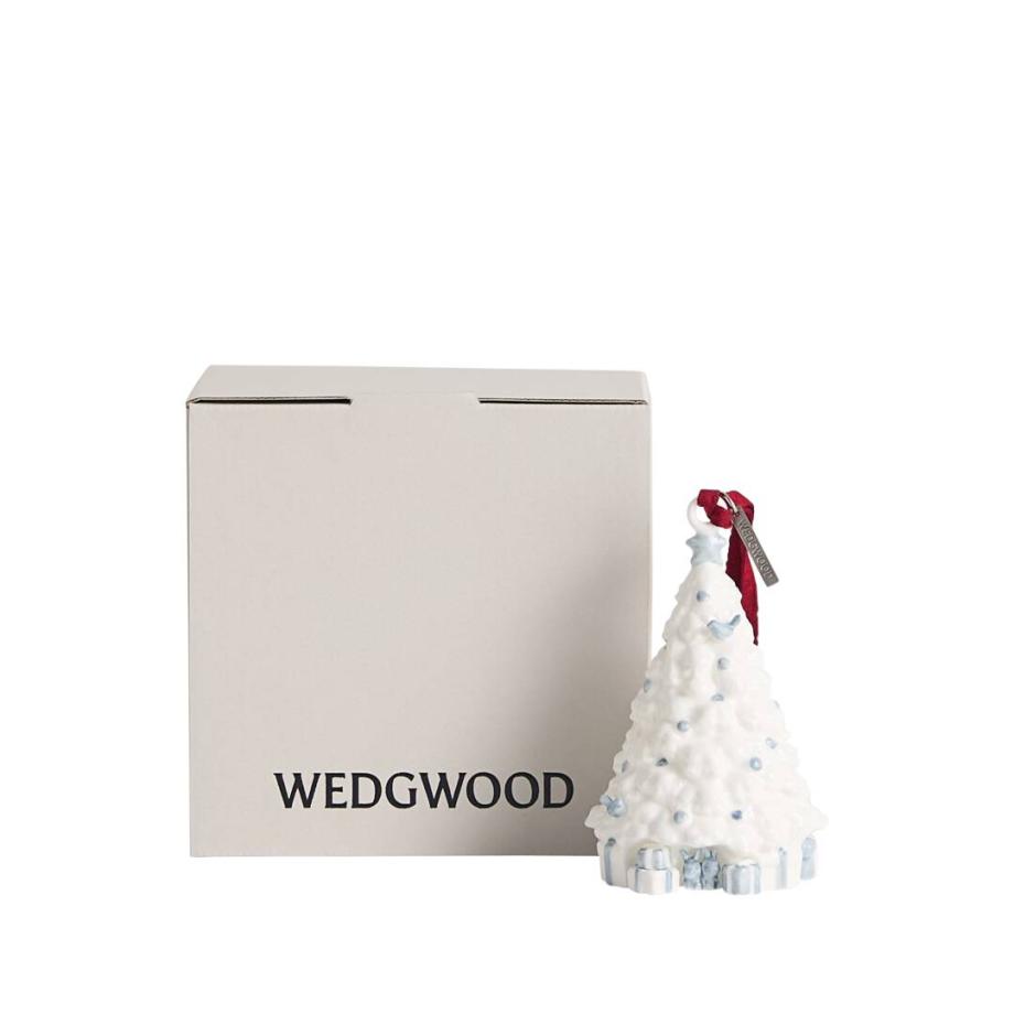 Festive Festivity Ornament White & Blue